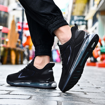 Kimbel spring flying sneakers mens full palm air cushion running shoes ultra light marathon fitness function wind running shoes