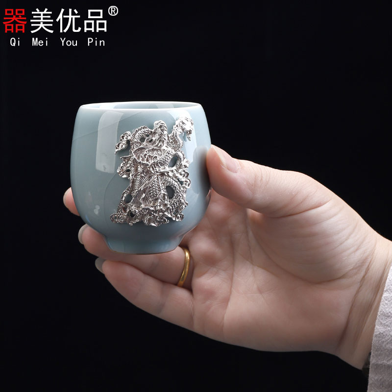 Implement the best tea with all five ancient jun up brother your up up up up sample tea cup of a complete set of ceramic cup