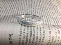S990 pure silver full hand closed mouth bamboo newspaper Pingan bracelets Engraved Patterns Bracelets Price RMB14