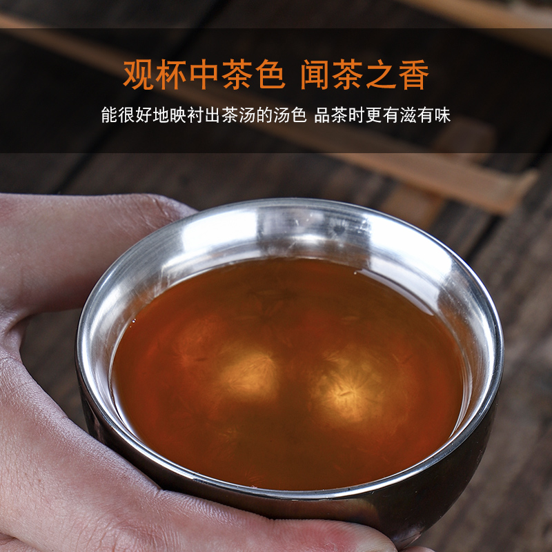 F the who creative kung fu tea cups built lamp that tasted silver gilding ceramic sample tea cup tea cup home a single master CPU