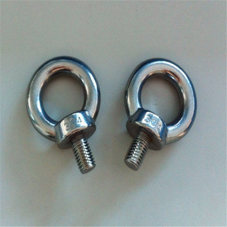 戴南伟发吊耳304不锈钢吊环螺丝 环形螺帽船用吊环螺栓m6m8m10m12_双
