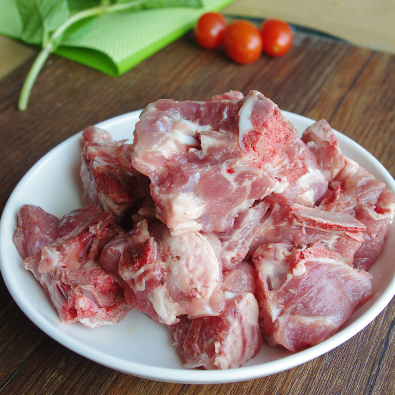 黑毛猪小排400g 新鲜土猪肉 排骨 沃鲜汇生鲜超市