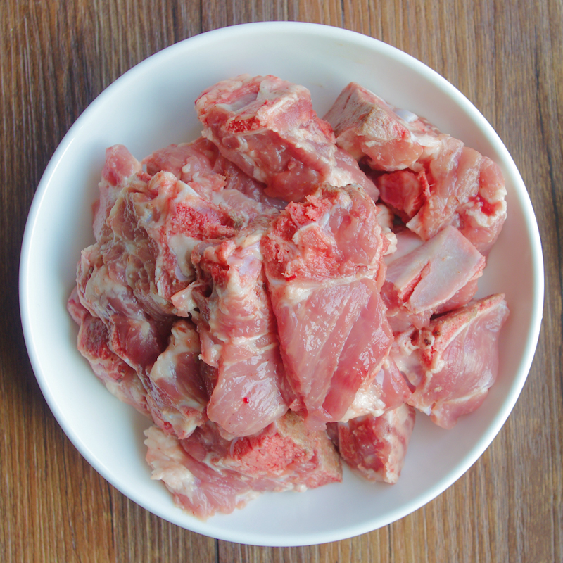 黑毛猪小排400g 新鲜土猪肉 排骨 沃鲜汇生鲜超市