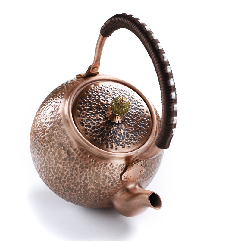 Copper teapot pure Copper checking household electric TaoLu boiled tea, mercifully tea kettle Copper pot of filtering