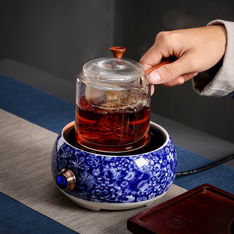 Small mini electric TaoLu boiling pot of white tea, black tea tea tea tea stove suit thickening glass furnace automatic specials