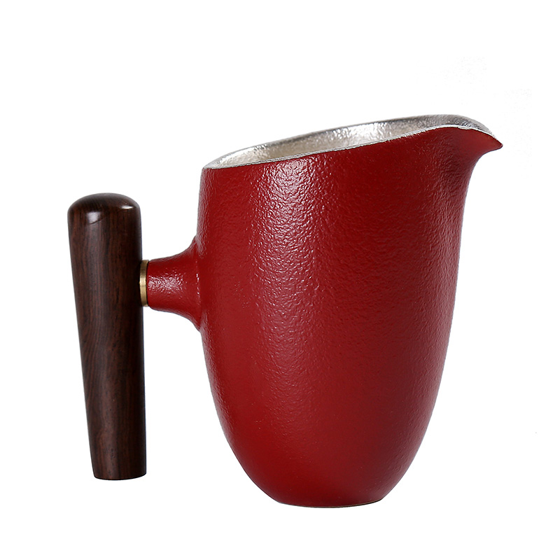 Kung fu tea accessories points tea ware ceramic fair silver cup 999 silver checking coppering. As) suits for