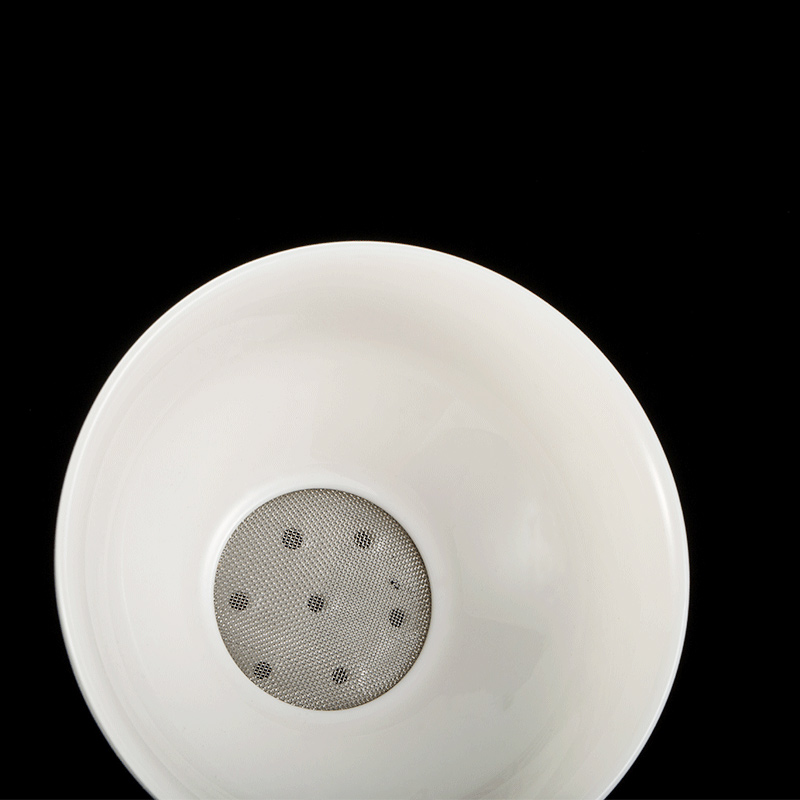 Dehua white porcelain in lard) tea filters filter ceramic tea set with parts fair keller coal stove)