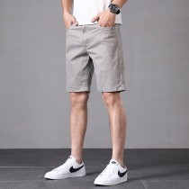 Hong Kong high - end casual shorts for mens wear in 2022 summer thin tube bar five - pants in summer