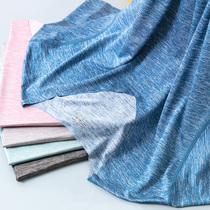 Ice silk short sleeve T-shirt mens non-trace slim stretch top youth body shirt sports quick dry half sleeve summer thin