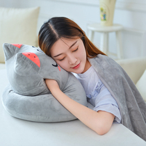 Nap pillow Pillow Lunch break pillow Cute pillow quilt Dual-use office pillow Student lying pillow Nap artifact
