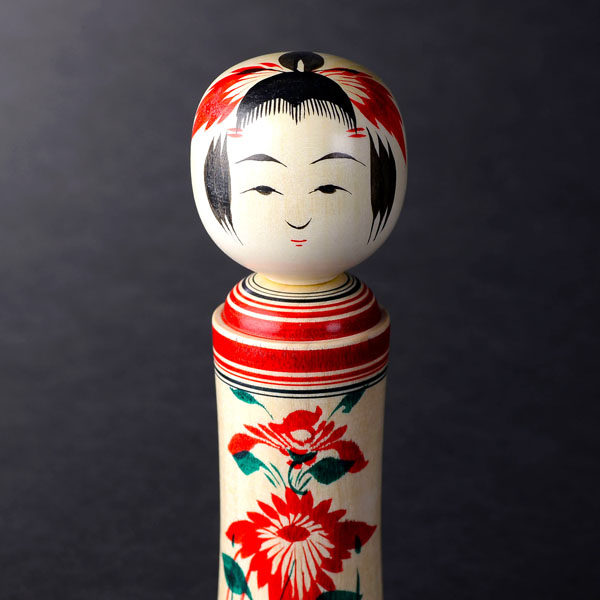 日本代购木芥子人偶日本制传统手工艺品摆件祈福日式小娃娃