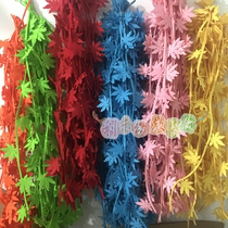 17 New Kindergarten Decoration Hanging Classroom Air Pendant Corridor Environment Layout Three-dimensional Autumn Maple Leaf Hanging