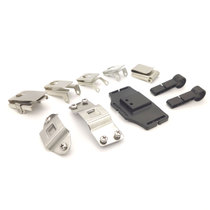 Head lamp safety lamp fixing buckle accessories iron buckle hook buckle stainless steel cassette safety helmet fixed hook mine card