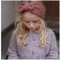 Leonoras hair band wool Hairband text description translation knitting illustration non-finished