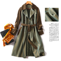 R Mono Extravagant Brick Cabinet 3000 Windjersey Woman With a Knee 2021 Fall New Temperament Cashew Jacket