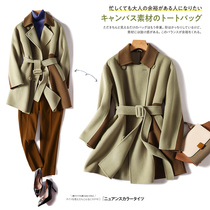 Morden reduces your age and your wines are in the eye i.e. love 100% wool bicolor splicing fur coat and coat women