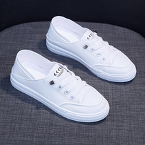 2021 spring and autumn wild explosion white womens shoes new net red casual flat shoes ins tide summer thin section