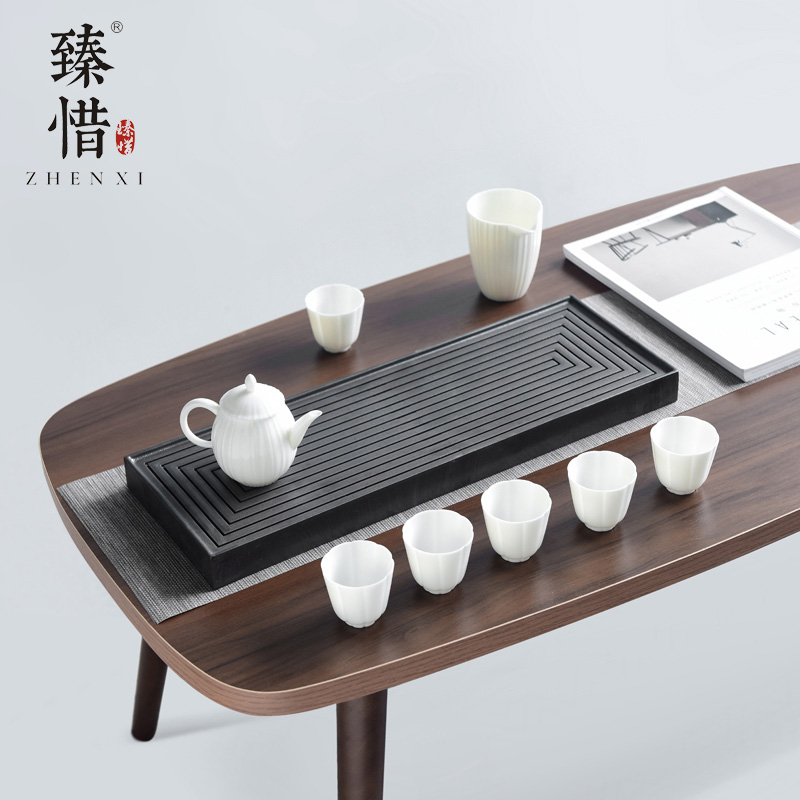 "Precious little modern household contracted rust glaze ceramic tea tray was kung fu tea set dry tea mini drainage of tea table