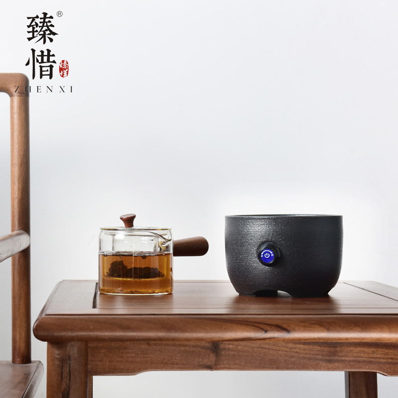 Become precious little lateral boil heat resistant glass teapot tea TaoLu kung fu tea set home steamed tea machine