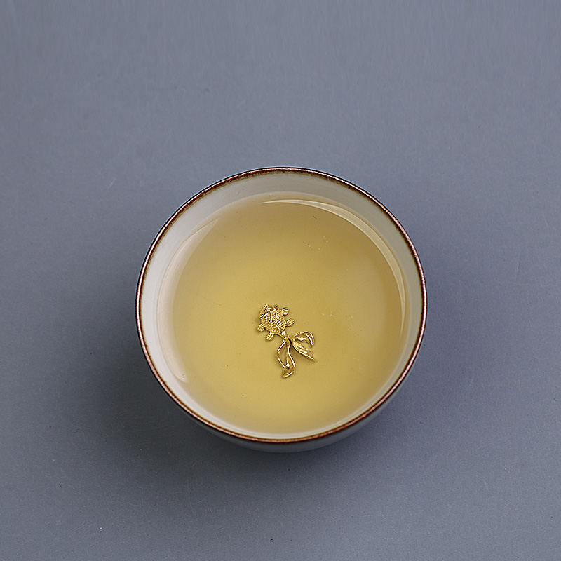 Tea master cup single cup large jingdezhen kung fu Tea cup your up open embedded whitebait hand - made zen Tea cup