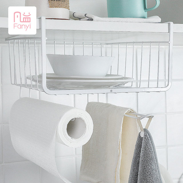 Fanyi thickened kitchen cabinet hanging basket hanging rack compartment kitchen paper hanging storage rack finishing rack rack Fanyi thickened kitchen cabinet hanging basket hanging rack compartment kitchen paper hanging storage rack finishing rack rack