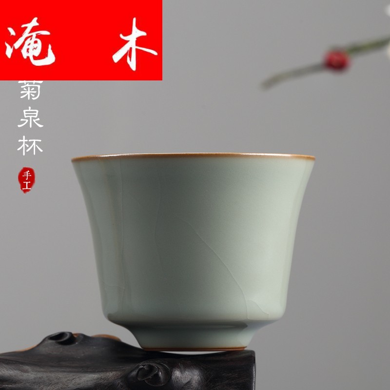 Submerged wood measured your up open cups can raise the master cup of jingdezhen ceramics by hand the cup personal single cup sample tea cup