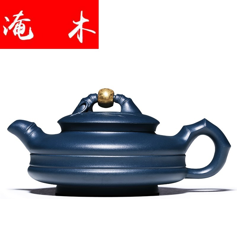 Submerged wood yixing are it by pure manual undressed ore authentic purple clay teapot fortunes kung fu tea POTS