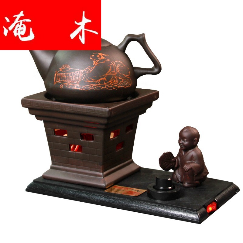 Flooded wooden hot tea tao ran furnace apparatus kettle archaize ceramic ceramic tea pot - electronic time burn boiled tea stove