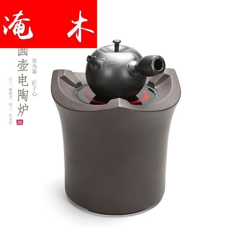 Submerged wood girder restoring ancient ways the jug kung fu tea set special ceramic electric kettle induction cooker kettle boil water pot