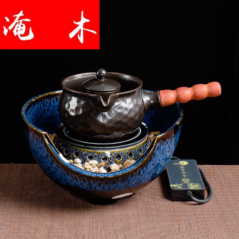 Submerged wood home side teapot electric burn blisters TaoLu kettle boiling tea ware ceramic teapot kung fu tea set