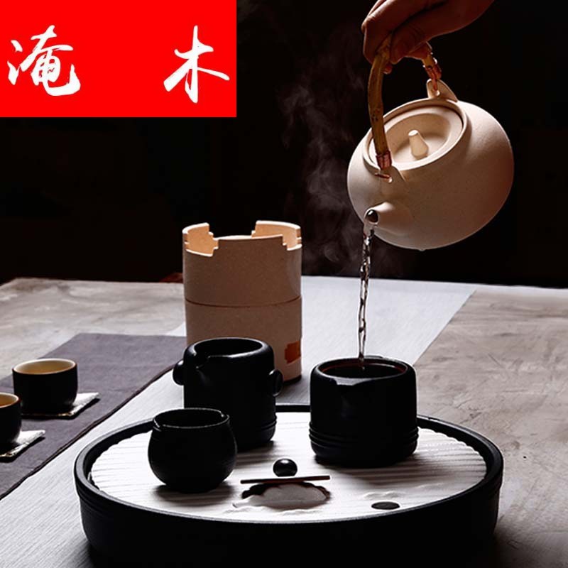 Submerged wood, ceramic POTS TaoLu boiling tea ware Japanese ceramic kettle suit kung fu tea tea stove temperature charcoal stove