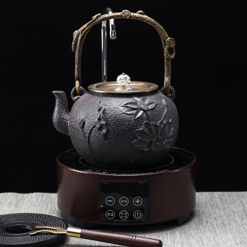 NiuRen electric iron pot TaoLu automatic water household suit imitation Japan cast iron pot of boiled tea tea pig iron pot