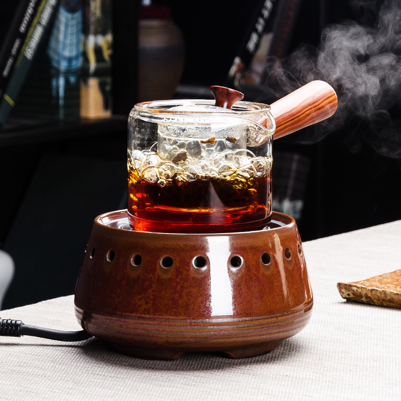 NiuRen Pyrex cooking pot suit household electrical TaoLu kung fu tea tea side put kettle boil tea