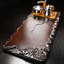 Bull Jen Whole large size black sandalwood tea tray Four-in-one fully automatic induction cookware Home Gongfu Tea Tea sea Tea table