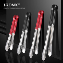 ironx food clips 304 Stainless Steel Commercial Barbecue Meat Pinch Cooked Food Hemp Hot Vegetable Kitchen Steak Clips