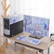 Computer cover Computer cover Cute fabric Desktop computer dust cover All-in-one machine protective cover LCD display cover cloth