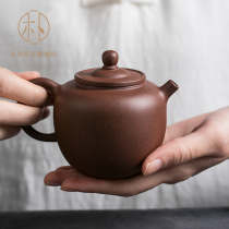Yixing pure handmade purple clay pot big and small bubble teapot kung fu tea set home gift set