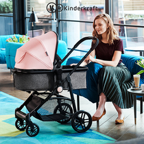 Baby stroller Lightweight folding baby can sit and lie Simple childrens umbrella car Childrens small trolley high landscape two-way