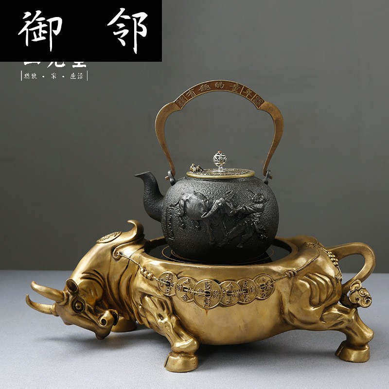 Iron pot of electric TaoLu suit uncoated boiled tea teapot checking silver pot of precision casting copper furnace water heating furnace