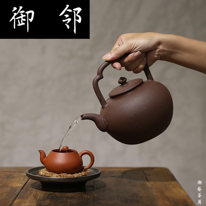 Cy purple clay ceramic POTS pure manual violet arenaceous electric TaoLu kettle boil kettle curing pot of girder by wu charcoal stove on hold