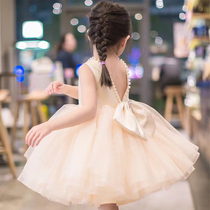 Girl Gown Princess Dresses Princess Dresses Child Fluffy Yarn Hosts Flower Boy Wedding Ocean Qi Piano Performance Out of Summer