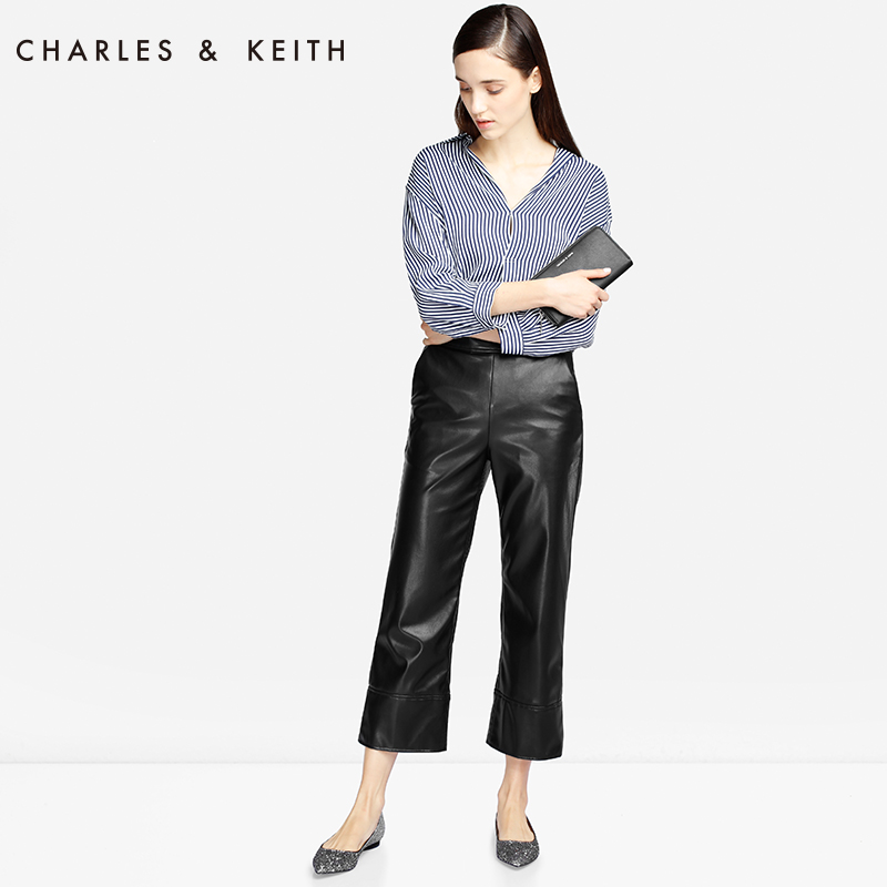 CHARLES&KEITH平底鞋 CK1-70580090 渐变亮片尖头单鞋休闲女鞋产品展示图4