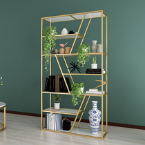Nordic simple storage rack office screen partition reception area iron decorative cabinet hollow integrated storage cabinet