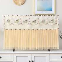 TV cover LCD TV cover dust cover simple 50-inch 55-inch 65 hanging boot does not take the cover cloth lace