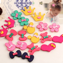 Korean headdress Cute magic stickers Headdress Childrens hair accessories hair stickers Little girl broken hair stickers sticky hair broken hair baby