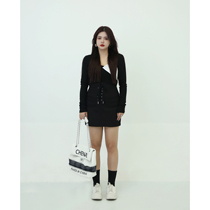 King Grape Slightly Fatter Custom 2022 Spring New 100 Hitch High Waist Half Body Dress Slightly Fatter Slim Strap Short Dress