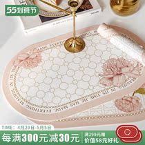 Alice Garden (2 Sheets) Leather Western Dining Mat Waterproof Anti-Oil Anti-Burn West Table Mat Insulation Cushion Bowl Mat