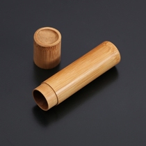 Portable bamboo tea leaf jars seal bamboo cylinder small number storage tea box bamboo wood woke tea barrel large number packing bamboo cup