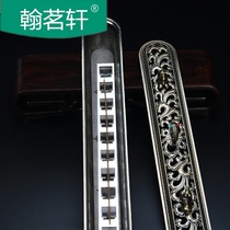 Tantric Tibetan Zen for Buddha six-character mantra alloy home Falun double deer censers Auspicious Eight Treasure line incense box