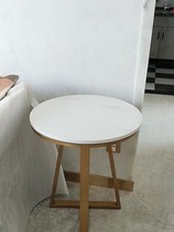 Nordic marble corner few living room side Rock board small tea table Net red light luxury simple modern bedside table small round table